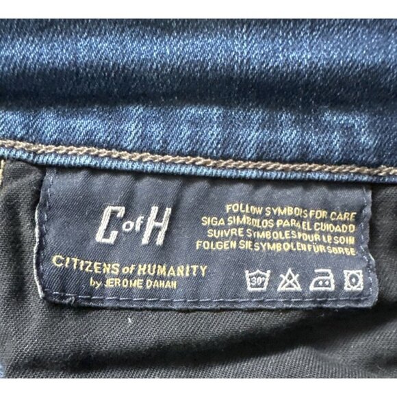 Citizens of Humanity Jeans Avedon Ankle Skinny Jeans Size 28 Blue Denim Mid Rise - Picture 9 of 13